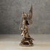 Veronese Design 4 Inch Archangel Saint Michael Figurine, Hand Painted Bronze Finish