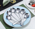 Kyraton 6-Piece Stainless Steel Round Soup Spoons, Dinner & Table Spoons, Dishwasher Safe Silverware Set