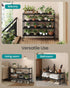 Closet, 3-Tier, 12-16 ULBS053BH01 SONGMICS Bamboo Shoe Rack for Stackable Shoe Oragnizer with Modular Structure