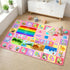 Kids Rug for Playroom Bedroom, 3x5 Feet Educational ABC Area Rug for