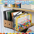 Sanwuta 6 Packs Waterproof Toy Storage Bags, PVC Organizing Bags with Zipper for Board Games, Building Blocks, Puzzles,