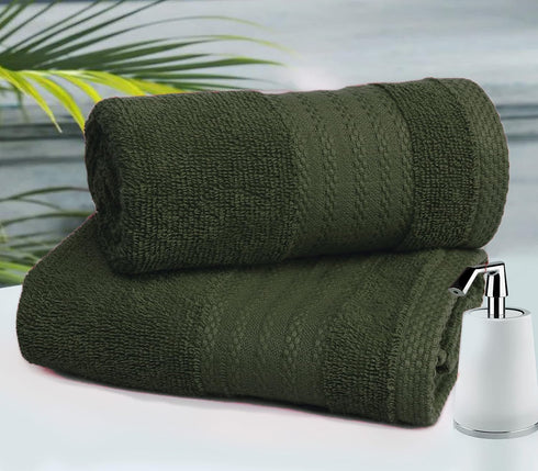 4 Pack Set 100% 4 27x54 GLAMBURG Premium Cotton Bath Towel - Pure Cotton - Bath Towels - Ideal for Everyday use - Ultra