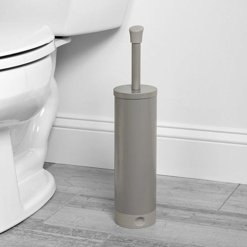 Zenna Home Nickel Smart Accessories NeverRust Rustproof Toilet Bowl Brush Holder (EBH1ALBNL)