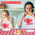 30 2 54 108 Inch Set Flutesan Pcs Disposable Bibs and Pcs x Plastic Red Gingham Checkered Tablecloths Crawfish Boil
