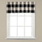 SKL Home Grandin Curtain Valance, Black/Natural, 58" x 13"