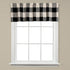 SKL Home Grandin Curtain Valance, Black/Natural, 58" x 13"