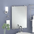 Gatco 1291 Modern Decor Wall Hook, 2-Hook Chrome on Premium Brass for Entryway, Living, Kitchen, Bedroom, Bathroom