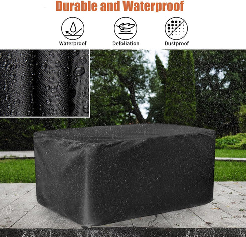 50 45 -31"L 17"W 22"H Deck Box Cover for LubanNese Gallon/ for Trygoal Outdoor Storage Box, Waterproof Resin Storage