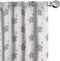 Ambesonne Animal Cartoon Curtains, 2 Panel Set for Living Room Bedroom, Heart Shaped Pink Balloons Design, 28" x 63",