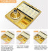 THINKSCALE 50g/0.001g Digital Milligram Scale, Gold Mg Scale with Calibration Weight for Reloading and Powder Medicine