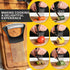 zokxoiy Premium Onion Slicer, Stainless Steel Onion Holder for Slicing, Kiwifruit, Tomatoes, Avocados, Eggs, Lemon
