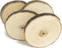 Natural Wood Coaster Set, 4 pcs Tree Bark Wooden Coasters, Each 3.5 inches Diameter