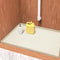 Under Sink Mat, 31'' x 22'' Waterproof Silicone Under Sink Liner Drip Tray, Sink Cabinet Protector Mats for Kitchen