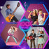Tradder 24 37 Inch Set, 24'' 10'' 80s 90s Pcs Inflatable Rock Star Toy Blow up Guitar Bulks Include Inflatable Guitar