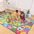 3x5 Terrug Kids Rug for Playroom & Classroom, Washable Nursery Carpet, Non-Slip Play Mat - ABC, Numbers, Animal, Color