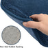 Blue Foam Seat Cushions for Kitchen Chairs, Non Slip Office Seat Cushions, Washable U Shaped Soft Thick Large Chair