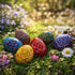 Set 6 2.5 Inches BestPysanky of Traditional Ukrainian Pysanky Wooden Easter Eggs