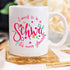 YouNique Designs Schwa Coffee Mug, 11 Ounces, SLP Gifts for Speech Pathology, Speech Therapist