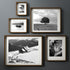 4x6 4 6 3.5x5, FLYJOE Picture Frame, Natural Solid Walnut Wood Photo Collage Frame with HD Tempered Glass, Modern