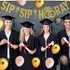 Gold Glitter Sip Sip Hooray Banner, Engagement Party Banner, Bachelorette Party Decorations for Sip Sip Hooray Party