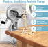 Set Cavatelli Maker Machine w Easy to Clean Rollers - Makes Authentic Gnocchi, Pasta Seashells & More - Precision