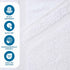 2-Piece Set, Superior Cotton Bath Sheet Large Towels for Body, Quick Dry, Bathroom Essentials, Guest/Master Bath