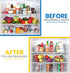 Utopia Home Fridge Organizer Bins, Set of 8 Clear Storage Bins for Refrigerator, Pantry Organization and Storage