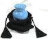 Esplanade Metal Mini Cremation Urn Keepsake Memorial Jar, Small Urn for Funeral Ashes, Blue