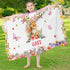 Caiibaoob Swimming Cat Hooded Bath Towels for Girls,Soft Cotton Shower Beach Blanket (Cat)