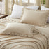 2 20x36 Inch, KKJIAF Pcs Plaid Ruffle Pillow Case King Size, Ruffled Gingham Cotton Pillowcases Linen Feel Plaid Bed