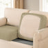 SUBRTEX Couch Slipcover | RV Seater Slip Loveseat Stretch Durable Sofa Cushion Cover for Livingroom, Small, Sand