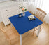 34 34 Inch Wolkemer Fitted Square Tablecloth Spandex Stretch Blue Cocktail Table Cover Elastic Edge Table Topper Cap