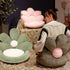 1Pcs 20*20in Flower Shape Seat Cushion - Non-Slip Cute Chair Pad with Plush Comfort Lazy Sofa Floor Pillow for Office