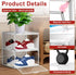 1 Pack 12 Closet Clear Shoe Boxes Size Shoe Storage Organizer for Stackable Shoes Rack Handbag Organizer Plastic
