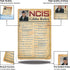 Retro Poster Tin Sign, NCIS-Gibbs-Rule Printed Canvas Decoration, Funny Family Cafe Kitchen Bathroom Wall Decor 8x12