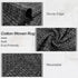 Boho Bathroom Rugs, 2' x 3' Hand Woven Cotton Entryway Rug | Reversible Washable Farmhouse Black Rug for Entrance