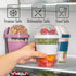 4 Pack 20 oz Hakan Overnight Oats Containers with Lids & Spoons - Reusable Yogurt Parfait Cups with Topping Dome