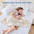 2 Pack 100% 6"-21", MUXHOMO King Size Mattress Protector, Waterproof Quilted Mattress Cover King Size Bed, Noiseless