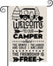 ZJXHPO Welcome To Our Camper Garden Flag Camping Gift Outdoor Yard House Banner Home Lawn Welcome