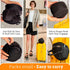Aeris Memory Foam Travel Pillow for Airplanes - Best Neck Pillow for Long Flights with Carry Bag, Ear Plugs, Eye Mask