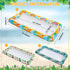 Yousoontic 3 Pcs Tiki Inflatable Serving Hawai Inflatable Serving Bar Tropical Style Food Drink Containers Salad Ice Tray BBQ Picnic Pool Buffet Luau Cooler for Summer Pool Favors Luau Tiki Party by Yousoontic