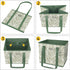 BALEINE 3Pk 2Pk Bags(16"913 Reusable Grocery Bags + Insulated Reusable Grocery