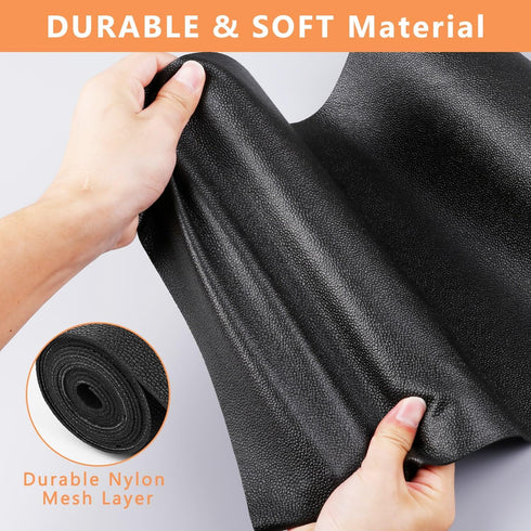 WochiTV Shelf Liner for Cabinets, Non Adhesive Non Slip Foam Mat for Kitchen, Pantry, Bathroom, Black 11.8 x 59 inches