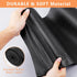 WochiTV Shelf Liner for Cabinets, Non Adhesive Non Slip Foam Mat for Kitchen, Pantry, Bathroom, Black 11.8 x 59 inches