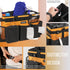 Wearable Cleaning Caddy Bag, Organizer with Handle & Shoulder Straps, 4 Foldable Dividers for Housekeepers, Car Cleaning