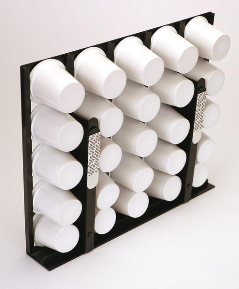The Cupboard Caddy Black Premium Storage Dispenser for Keurig K-cups, Improved Magnetic Release System