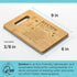 Gifts for Mom - "Recipe For A Mom Bamboo Engraved Personalized Cutting Board (9"x6") - Birthday Gifts for Mom from Daughters - Mother's Day, Grandmother, Grandma Gifts by On The Rox