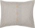 VHC Brands Hatteras Seersucker Blue Ticking Stripe Standard Sham, 21x27