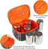 6Pcs Stainless Steel Spice Shaker Set with Travel Bag, Camping Spice Kit for Home or Outdoor Use
