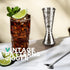 Homestia Japanese Style Jigger,Stainless Steel Double Cocktail Jigger,for Efficient Cocktail Dispensing, Glossy